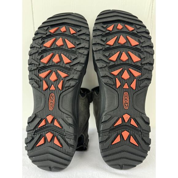 Men's Keen Targhee iii Grey and Black Open Toe Hiking Sandal, Size 14 - Picture 6 of 9